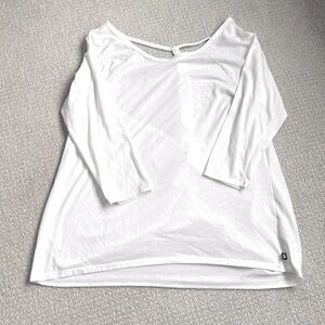 Fabletics White Athletic Top
